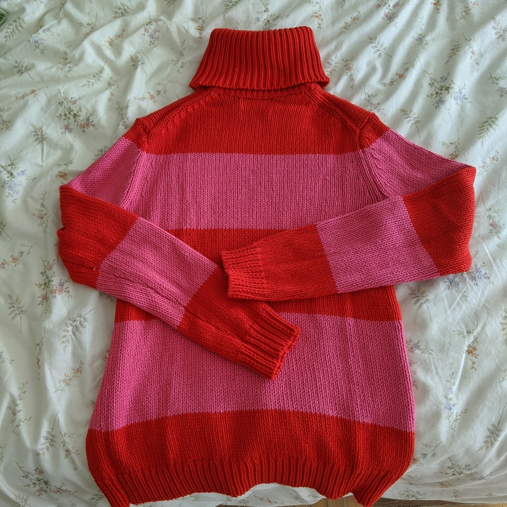 Red & Pink Knitt Sweater
